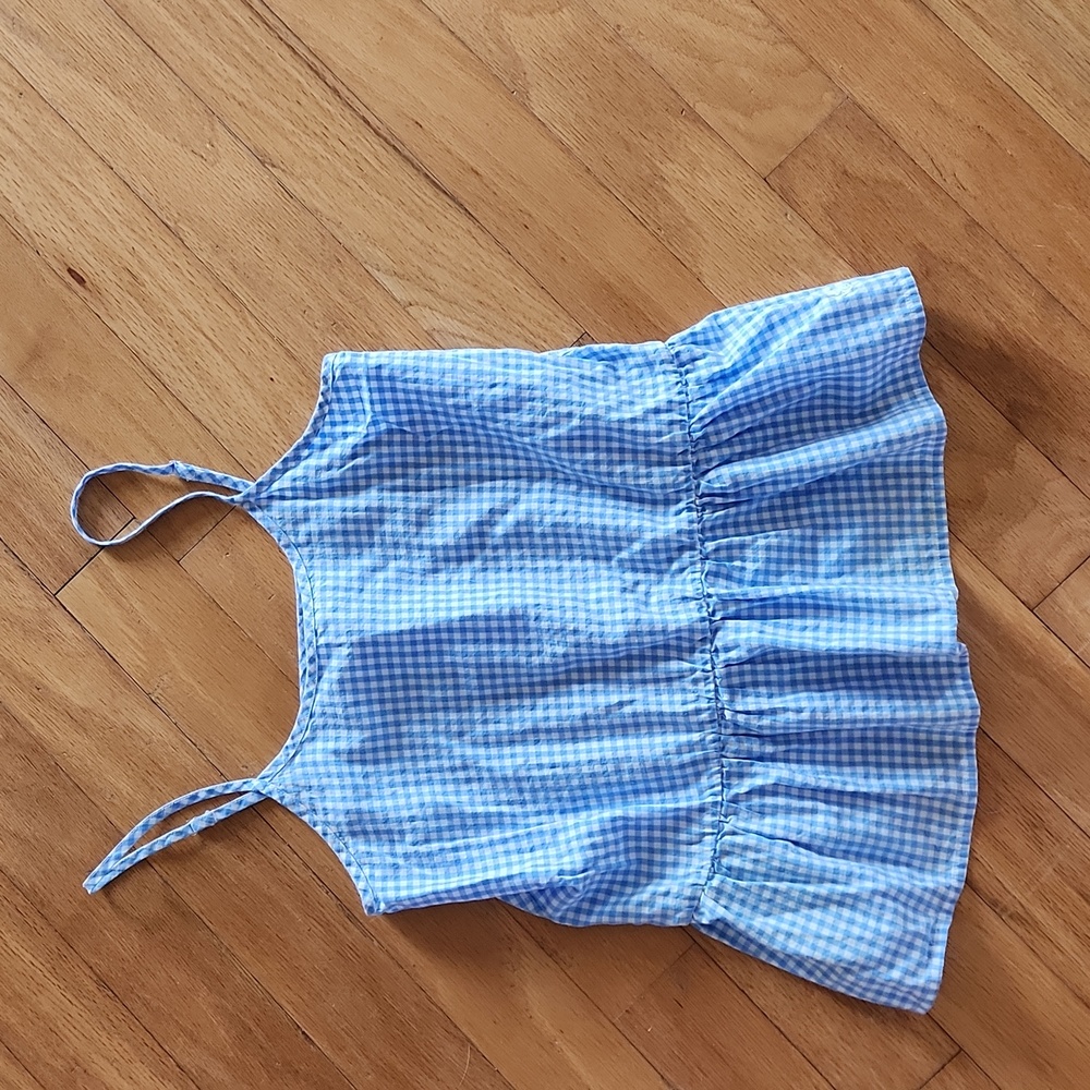 XS Lauren James Gingham tank top